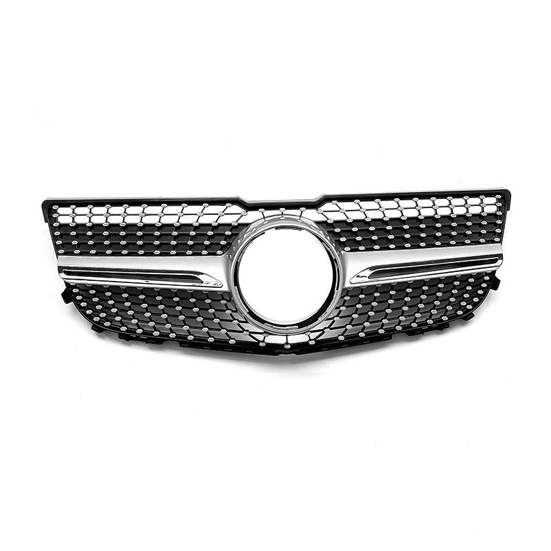 Front Bumper Grille Grills For Mercedes-Benz GLK Class X204 GLK260 GLK300 GLK350 2013 2014 2015 Facelift ABS Racing Grill