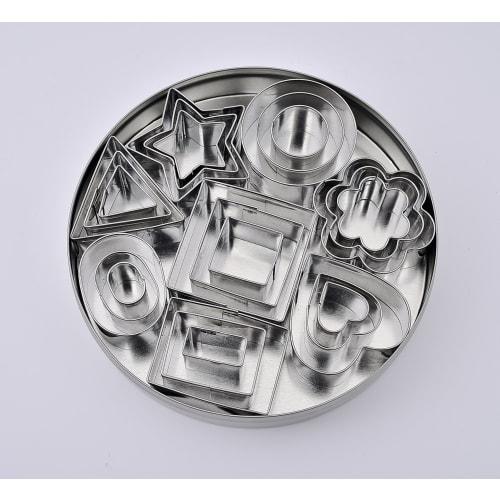 ShengHai Cookie Molds, DIY Baking Tools, Food Grade Stainless Steel Cookie Cutters (Set of 24)