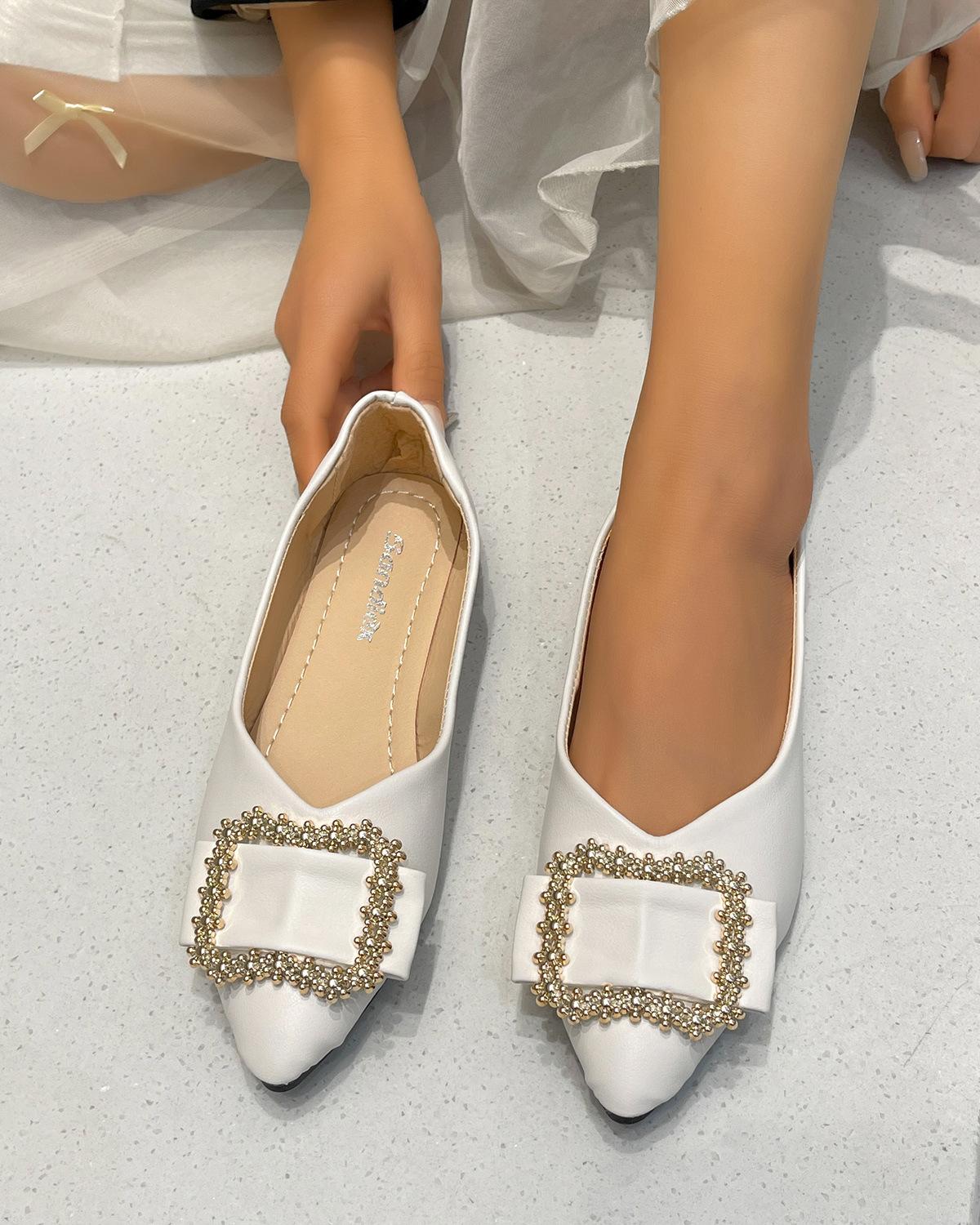 

2024 Весна и Осень Ручной Работы Балетки Балетки Лоферы Удобные Мягкие Кожаные Балетки Для Женщин 35