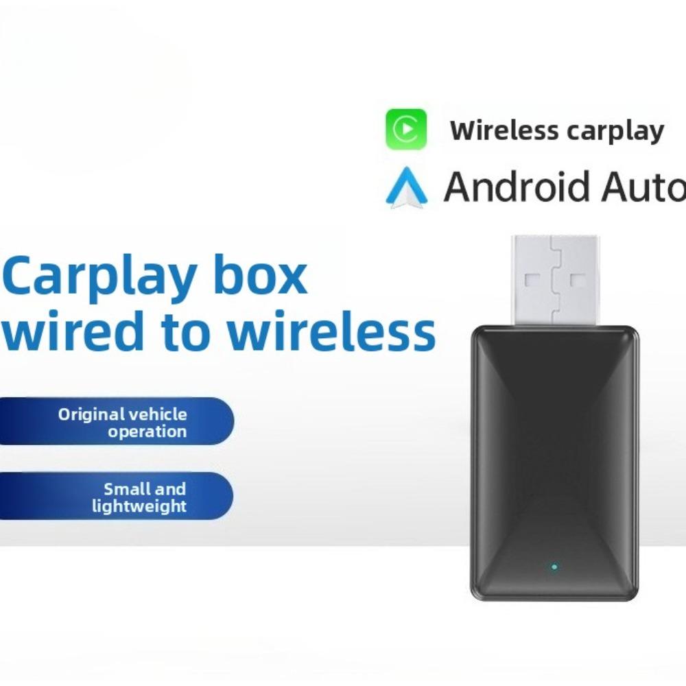 Wireless CarPlay Adapter Box Convert Wired to Wireless for Android Auto Car Stereo Connectivity