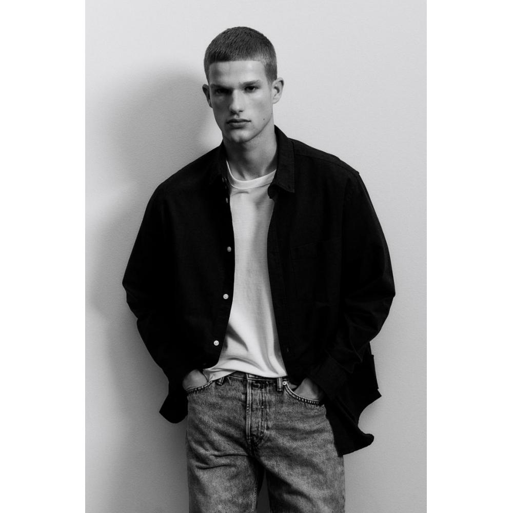 H M Relaxed Fit Jeans deniM Grey