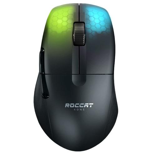 

Ігрова миша ROCCAT Kone Pro Air Wireless 2,4 ГГц/Bluetooth Black/Black Optical/19K/Optical Switch/Бічна кнопка/Lightweight 75g/PTFE/Reflex/RGB German D