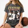 Custom Australian Shepherd T-Shirt, Vintage Comfort Colors Aussie Dog Tee