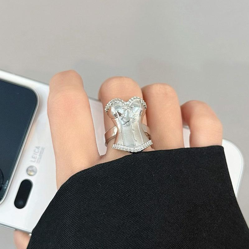 

Модное Корейское Сладкое Платье Кольцо Творчество Металлическое Кольцо с Края Юбки Нежное Кольцо Элегантные Аксессуары для Украшения Рук Подарки onesize