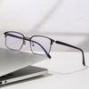 1pc Unisex Retro Rimless Metal Fashion Glasses - Pochromic Lenses  Zinc Alloy Frame