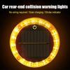 For Roadside Safety Yellow,white,red Solar Tail Light Car Tail Light High-brightness Flashing Three Flashing Modes