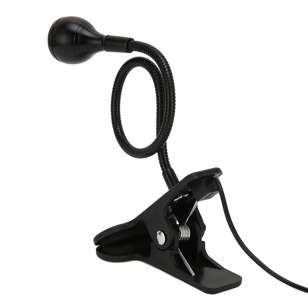 LED Lamp Warm Lighting Eye Protection Gooseneck Flexible Base Clip Portable USB Reading Light for