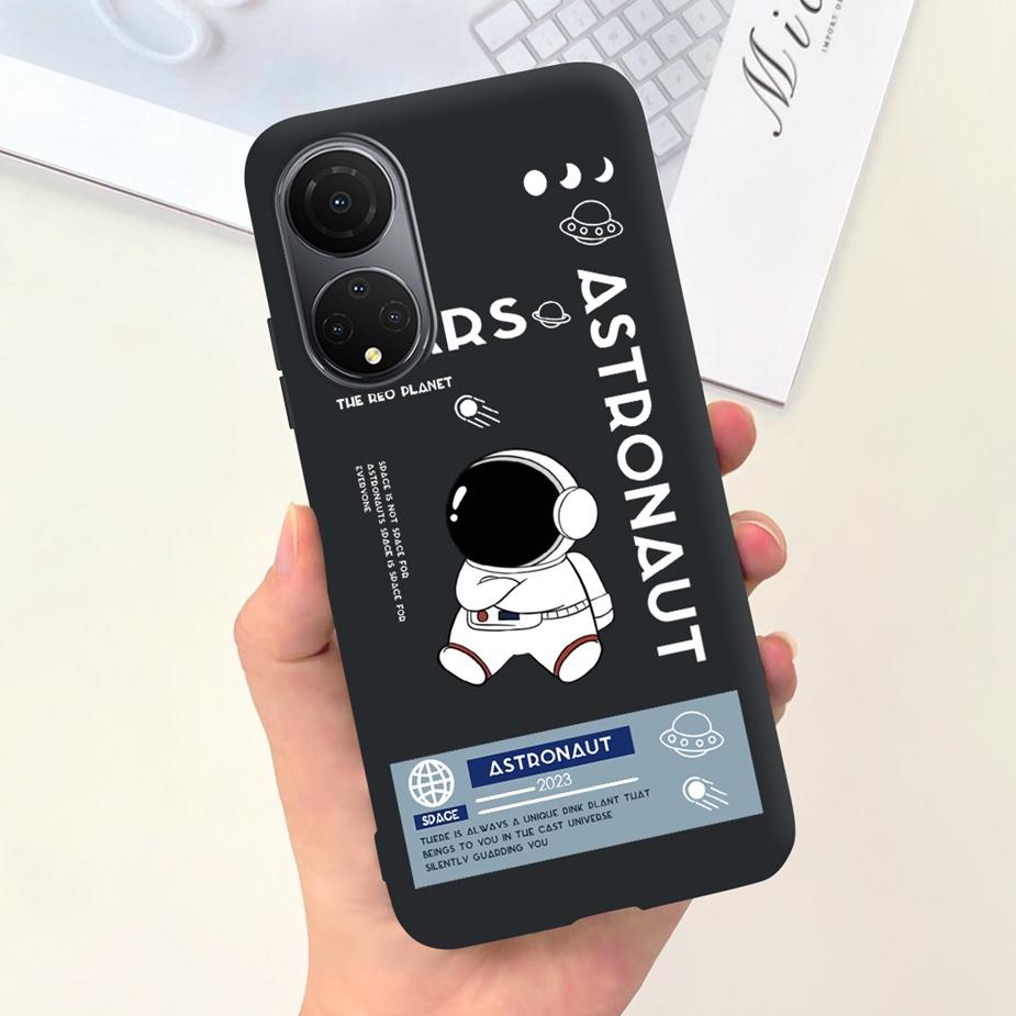 For Honor X7 X7a X7b Case Cute Astronsauts Cartoon Cover Soft TPU Phone Case For Honor X7a X 7 b HonorX7 HonorX7a HonorX7b Shell