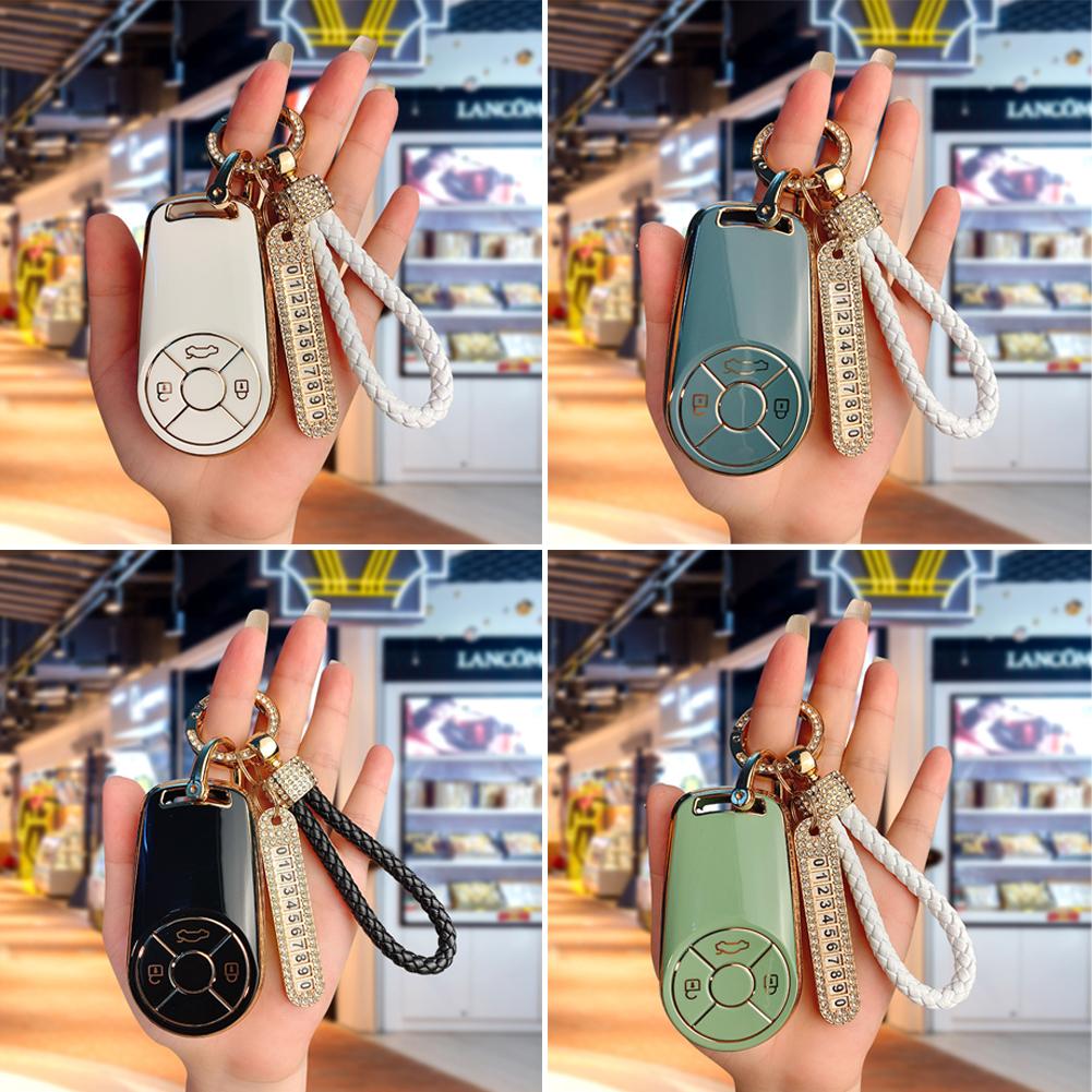 Soft Car TPU Key Case Shell For The GWM HAVAL H6 M6 ORA Good Cat White Cat IQ Fob Holder Key Cover Accessories