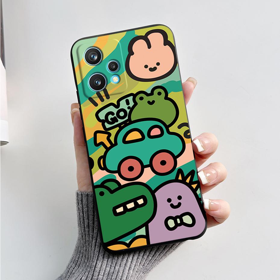 Süße Panda Cartoon Handyhülle Für Realme 9 4G 9 Pro Plus Schutzhülle Weiches TPU Funda Für OPPO Realme 9 4G Hülle Bumper