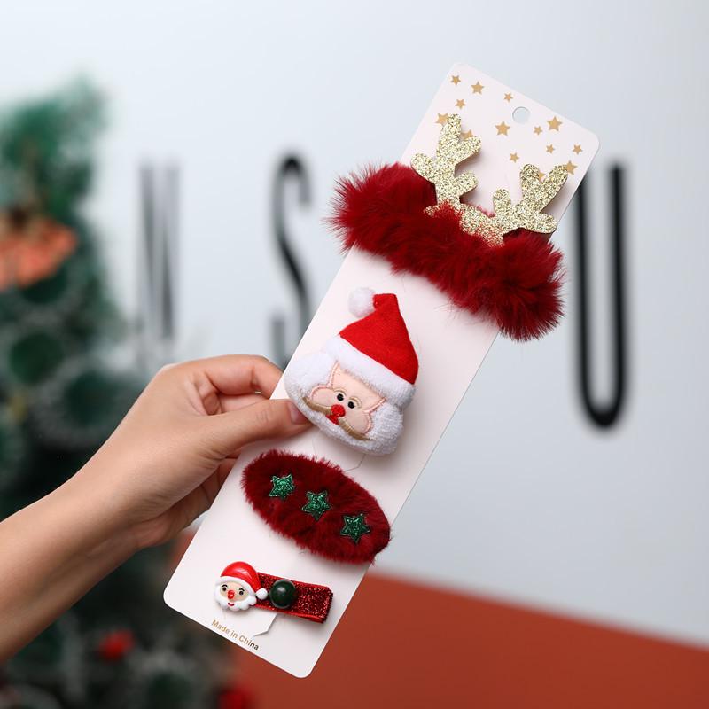 Creative Christmas Hair Clip Set: Festive Gifts for Kids & Seniors