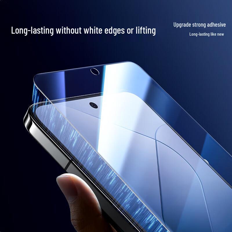 Xiaomi 14 Displayschutz aus gehärtetem Glas mit Selbstanbringungs-Set