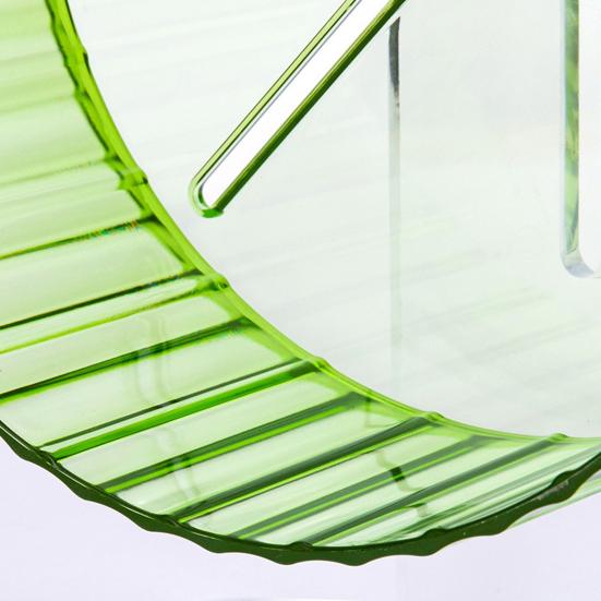Hamster Wheel Easy To Install Pet Running Wheel Transparent Hamster Exercise Toy Small Pets Supplies