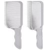 Men's Curved Edge Clipper Comb for Styling and Gradient Positioning In Hair Salons
