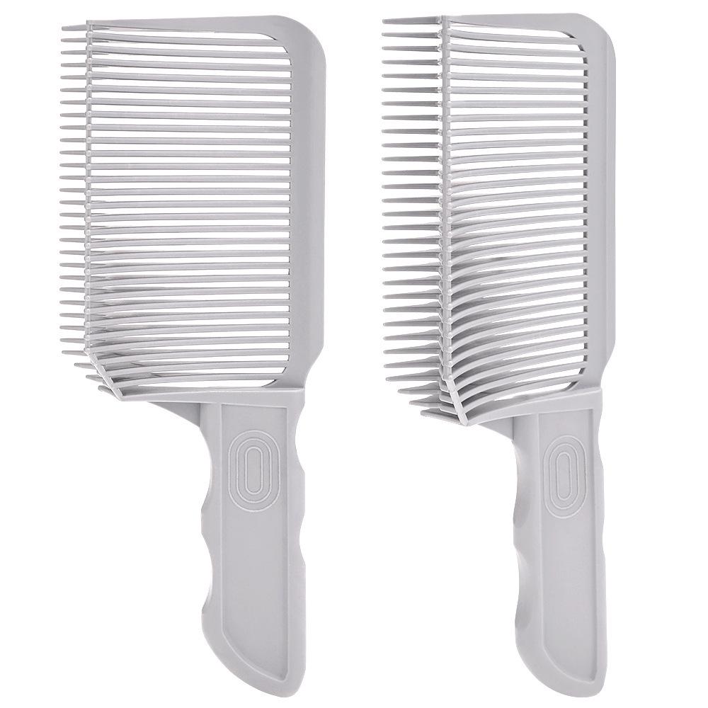 Men's Curved Edge Clipper Comb for Styling and Gradient Positioning In Hair Salons