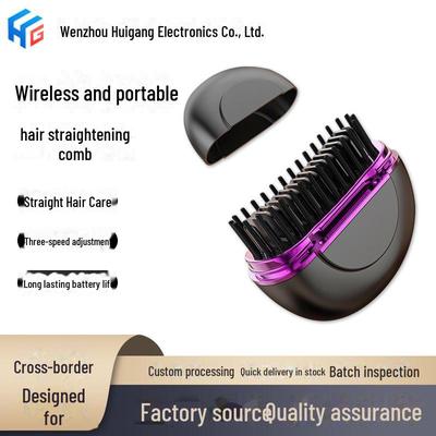 Portable Wireless Mini Hair Straightener Comb – New Charging, Damage-Free Hair Styling At Home