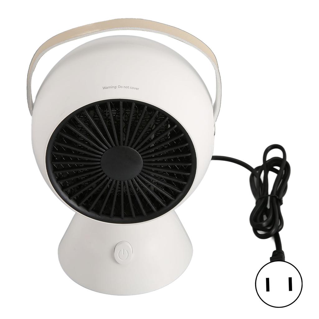 Mini Fan Heater 1300W Silent Constant Temp Fast Heating Portable Desktop Space Heater for Bedroom Office