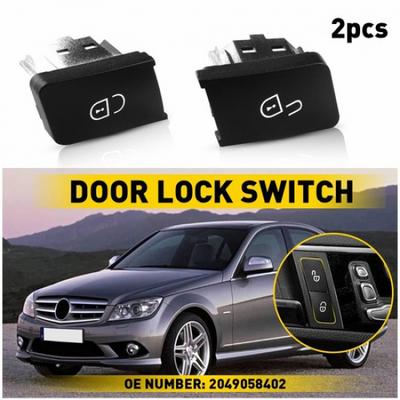 Door Lock Switch Button Fits Mercedes-Benz C180 C200 C220 C250 C300 C350 C63 AMG