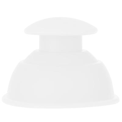 Silicone Moisture Absorber Anti Cellulite Vacuum Cupping Cup Massage (White)