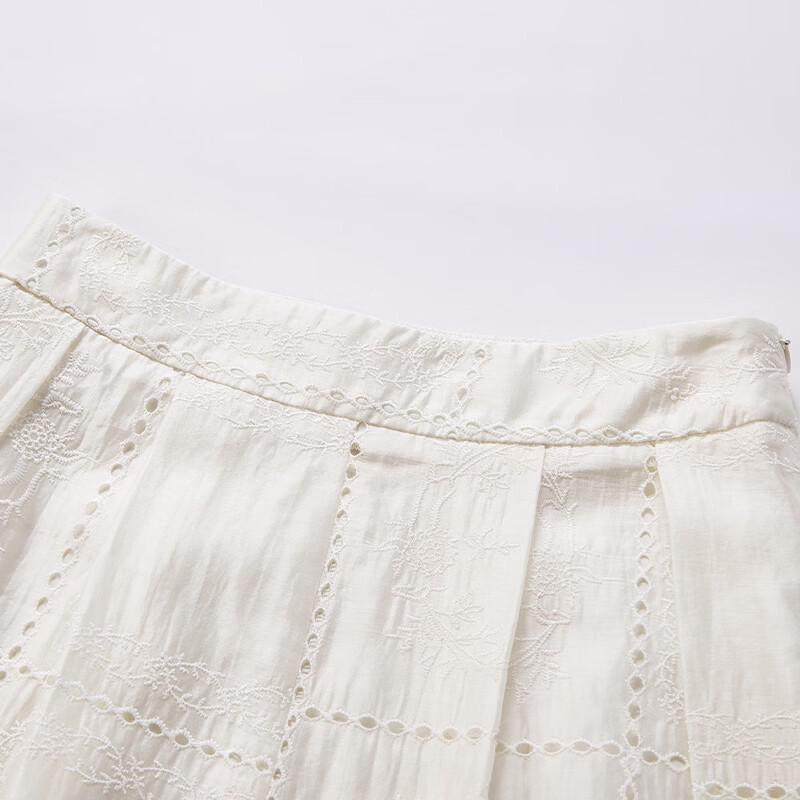 Women's Embroidered Lyocell Sleeveless Top & Skirt Two-Piece Set