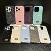 Stylish Shiny Imitation Diamond Phone Case for Iphone 16 15 14 13 12 11 Pro Max Plus INS Girl Back Shockproof Tpu + PC Hard Case