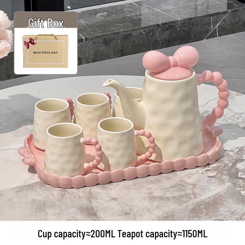 Naijiang Cream Style Ceramic Drinking & Tea Set