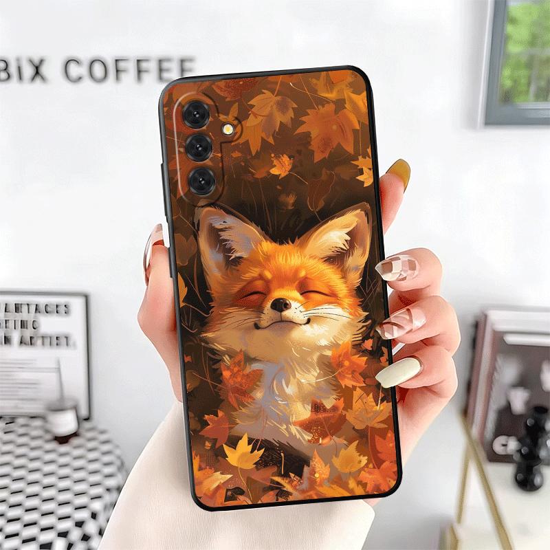 

Мультяшная лиса Животное Мягкий чехол для телефона для Samsung A17 A37 A57 A16 A26 A36 A56 A15 A25 A35 A55 A14 A24 A34 A54 A13 A23 A33 A53 A52 A Samsung A25