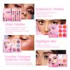 Magazine Eyeshadow, 24 Color Makeup, Multi-functional Eyeshadow, Blush, Suitable For All Makeup Looks