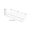 Wire Basket Shelf Under Table Storage Rack Wire Desk Hide Cords Under Management Under Management Tray Cord Organizer Rack Wire