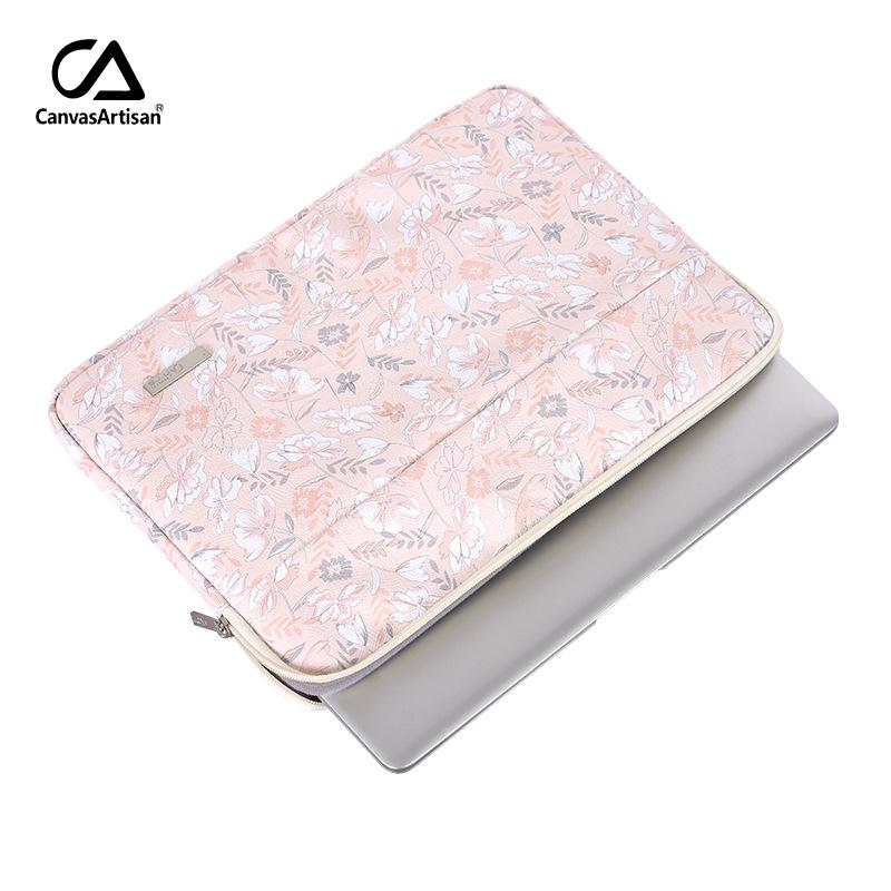 Custodia per Notebook Canvasartisan 12 Pollici Impermeabile in PU Stampato, Borsa Interna Protettiva per Computer 14-15 Pollici