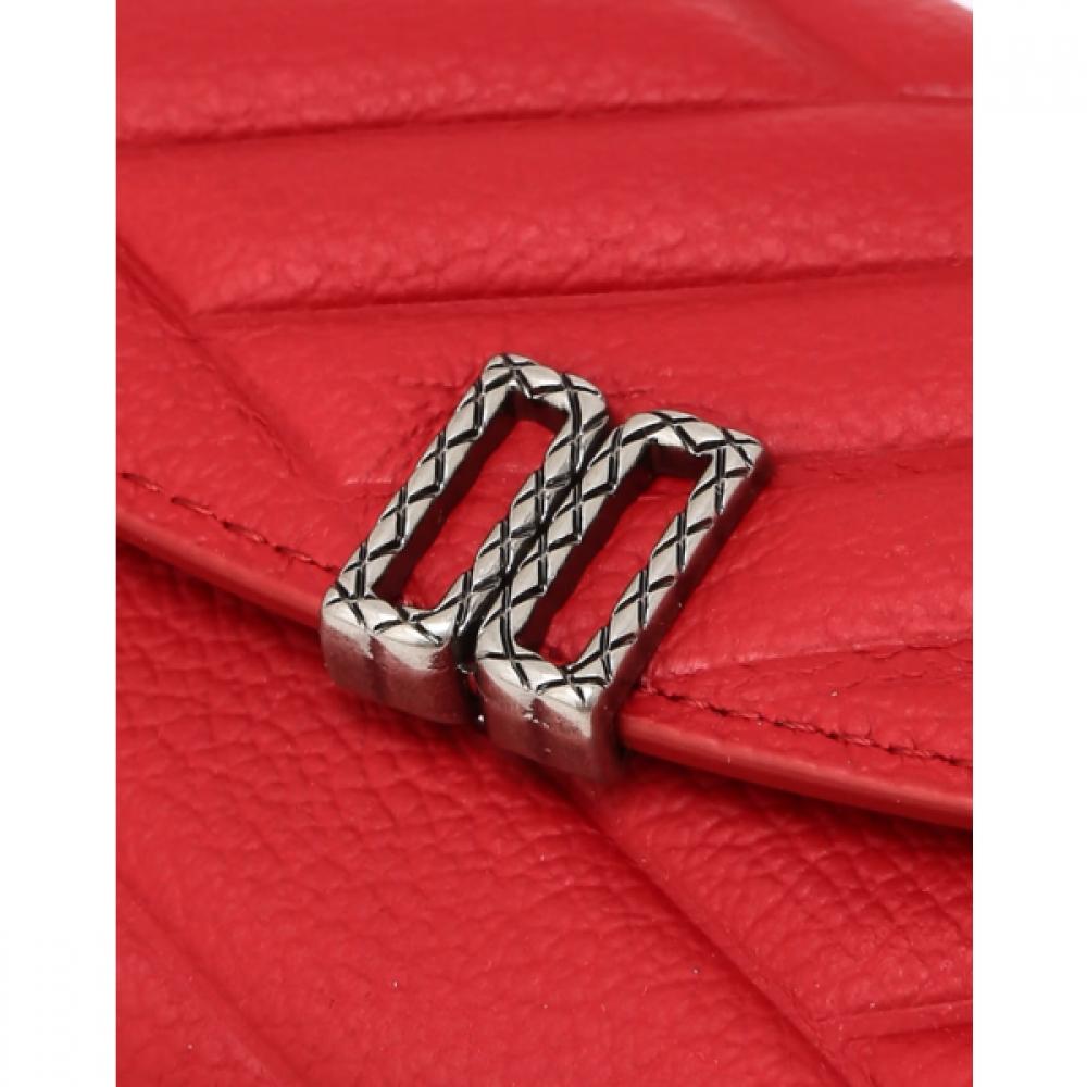 Daks Red Dd Logo Leather Wallet Dcwa6e775r2
