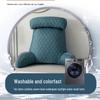Ice Silk Latex Headboard Cushion: Soft Backrest Pillow for Sofa and Bed with Cool Comfort