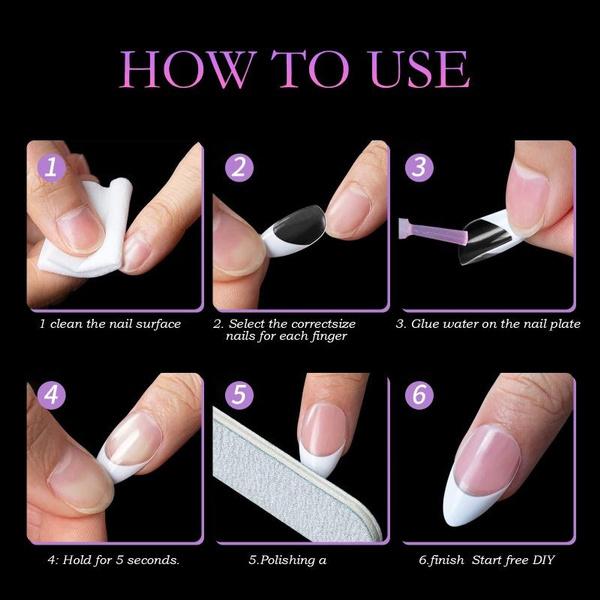 120 szt./pudełko akrylowe sztuczne paznokcie średniej długości kwadratowe migdałowe pancerze pełne końcówki paznokci mogą być usuwalne mieszane rozmiary naciśnij na paznokcie sztuka dekoracji