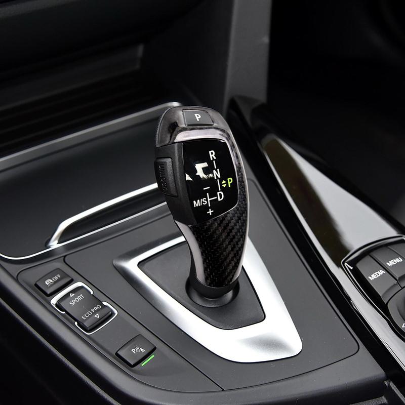 For BMW 1 2 3 4 5 Series F20 F21 12-18 F22 F23 14-18 F30 F34 F35 13-18 F32 F33 F36 14-16 Car Accessories Carbon Fiber Gear Knob