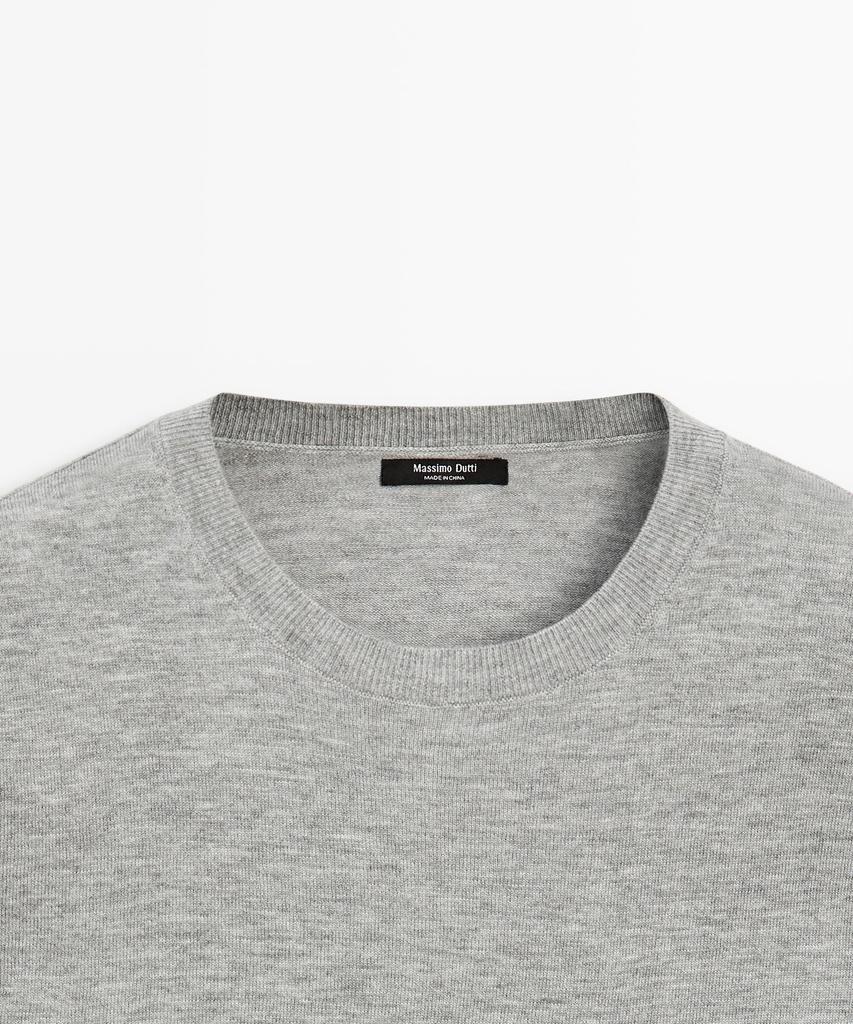 Masimodutti Wool Blend Round Neck Sweater