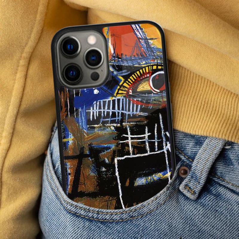 Street Graffiti Painting Soft Phone Case for iPhone 17 Air 16e Pro Max 15 Pro 13 14 Plus 11 12 MagSafe Magnetic Coque