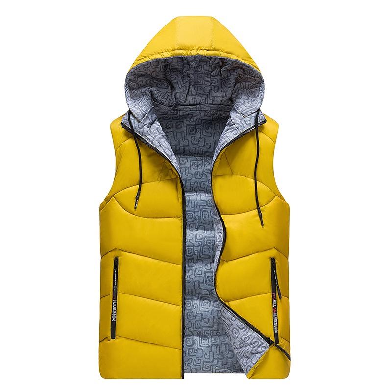 Thick Reversible Unisex Sleeveless Jacket Winter Vest Warm Men Casual Sport Coat