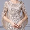 2025 High-End Zhilishishang Sequin Evening Gown: Elegant Long Dress for Banquet Hostess and Socialite