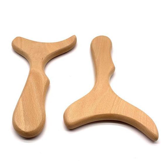 Herramienta de masaje terapéutico de madera, fácil de sostener, uso versátil, alivia la tensión muscular, elimina la celulitis y esculpe el cuerpo.