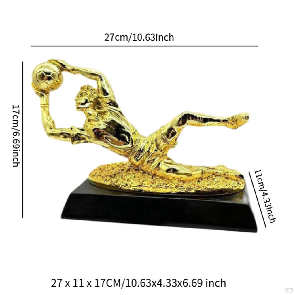 Football Trophy, Goalkeeper Award Trophy,Football Decoration,Soccer Match Cup for Birthday