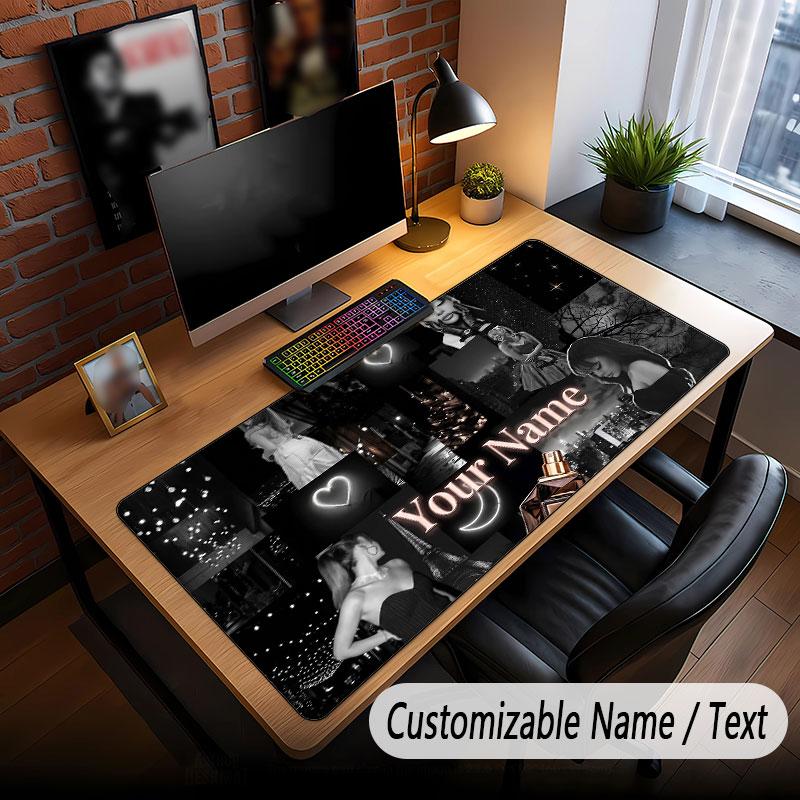 Custom Name Extended Mouse Pad,Ayliva Gaming Desk Mat For Home Office Desktop Decor
