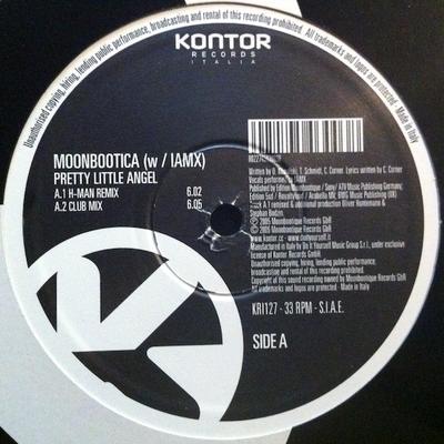12inch Record MOONBOOTICA W/ IAMX - Pretty Little Angel KRI127 Kontor Records  2006 Germany Dance & Electronica Used
