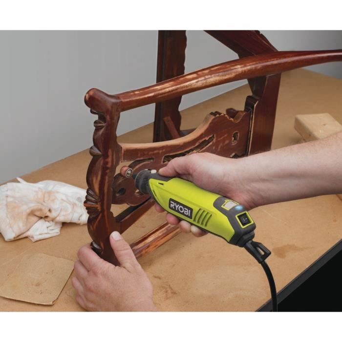 RYOBI - Mini-Werkzeug 150 W - 10.000-35.000 U/min - Geliefert im Koffer mit 115 Zubehörteilen - EHT150V