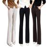 Fashion Versatile Thin and Drape Suit Micro-pull Pants Women's 1116 Summer Thin High-waisted Versatile Slim-fitting Flared Pants
