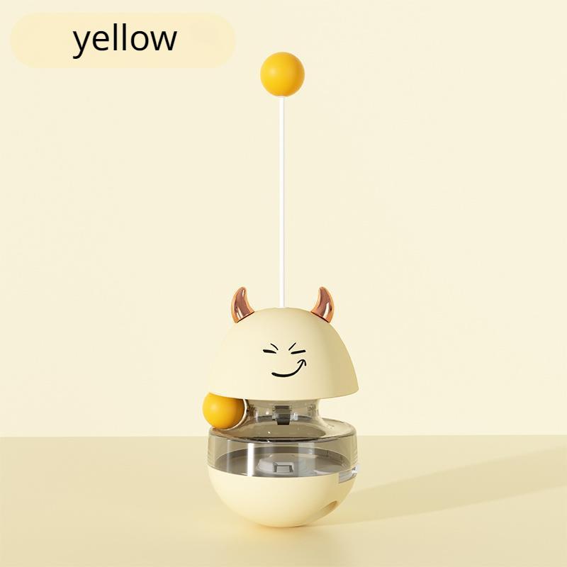 

Милый неваляшка, который бросает кошачью еду, чтобы поиграть с кошками 9cm * 16.5cm жёлтый