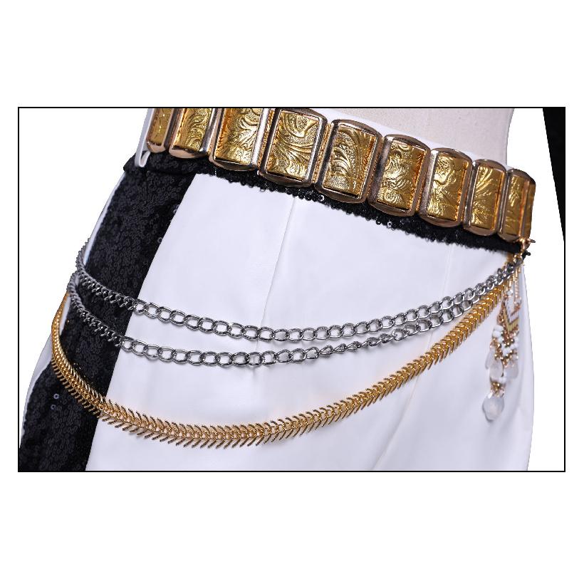 K-Pop: Demon Hunters HUNTR/X Rumi Cosplay Costume Black Version Outfit Play Role Clothes Clothing for Women Anime Cosplay