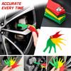 Car Brake Pad Thickness Gauge Plastic Disc Brake Pad Wear Measuring Tool