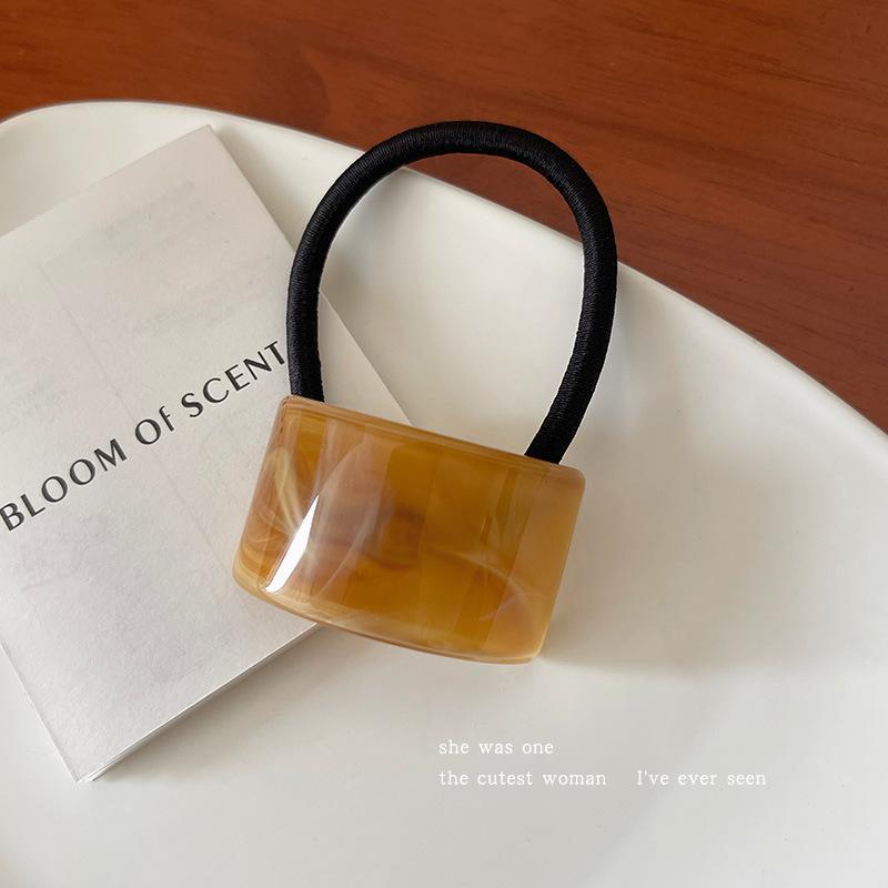 Korean Elegant Hair Rope Bracelet Scrunchie Women Elastic Hair Rubber Bands Accessories For Girls Tie Hair Ring Headdress Holder