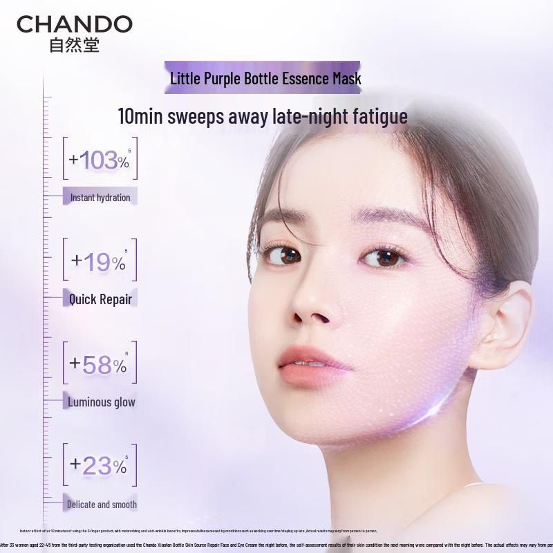 CHANDO Little Purple Bottle Repair Facial Mask (5 Sheets)