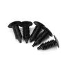 Universal 100x Black Nylon Rivet Fastener Bumper Retainer Plastic Clips for Car